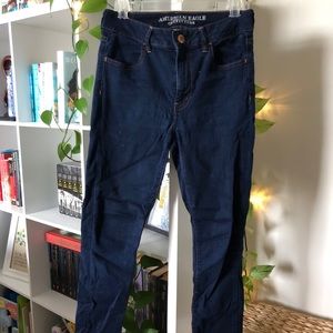 American Eagle dark wash skinny jeggings